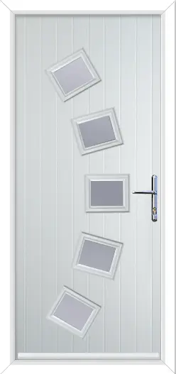 Wellow 5 Curve Handle composite door